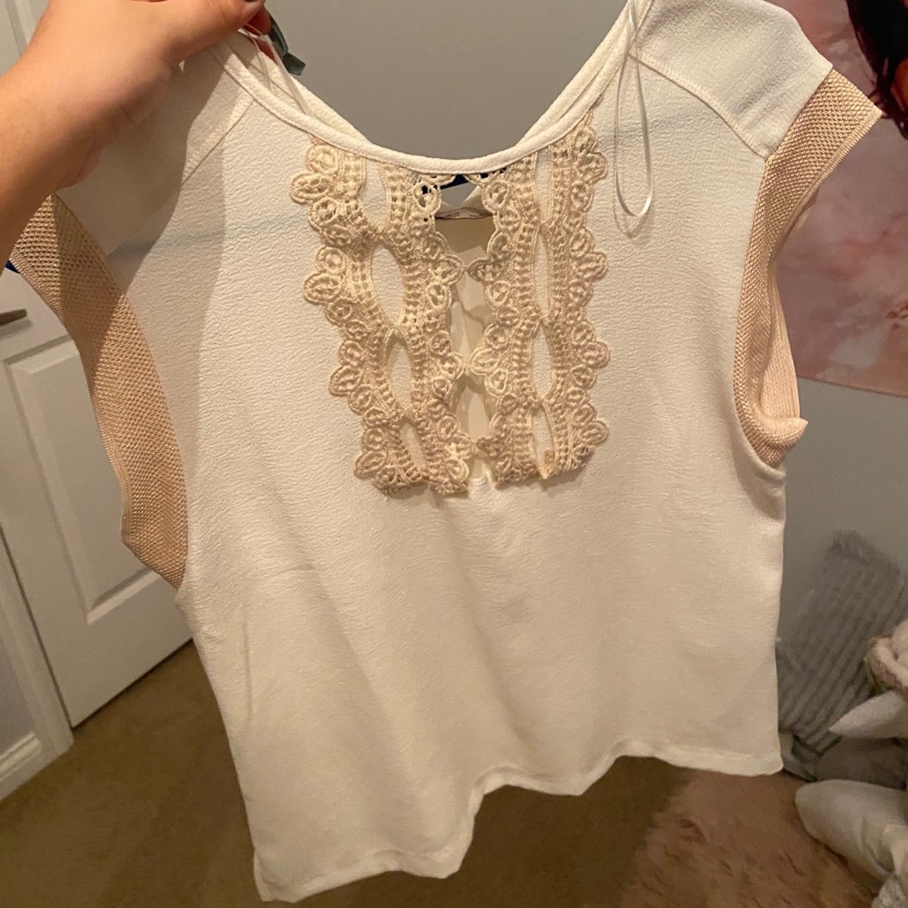 Beige top
